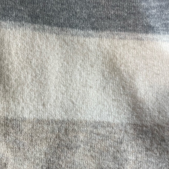 H&M Block Striped Sweater With Brown, Cream, and Gray Colors Size Small - Picture 4 of 5